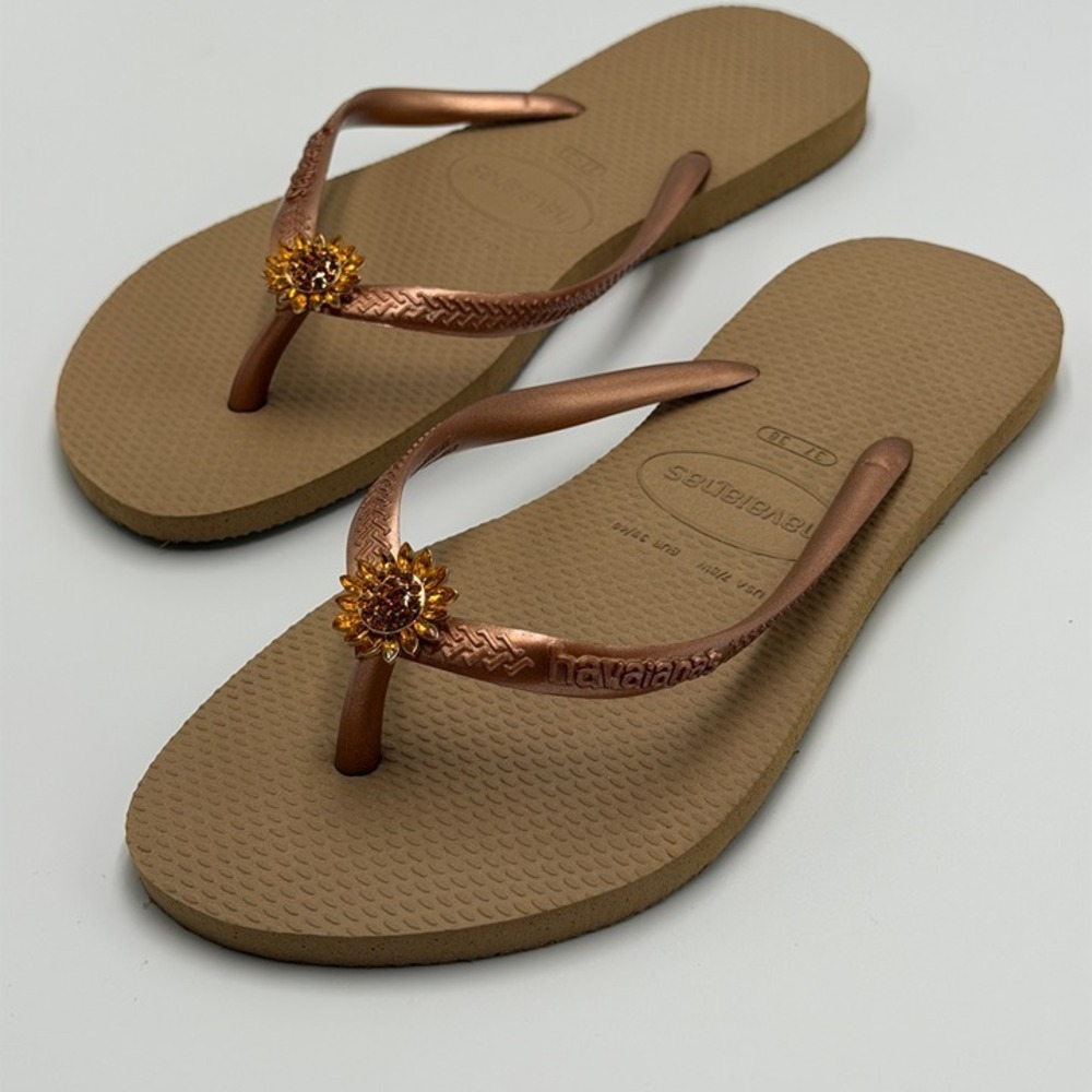 SLCR0016 W's 7/8 | Havaianas Golden Solstice flip flops sandals